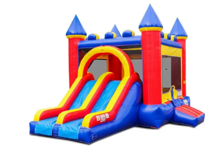 Large dry combo 13W’x21L’x15’H w/ double lane slide