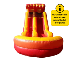 Red Water Slide